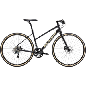 Nishiki Pro SLD Dame Tiagra 2x10g hydr. disc 21in blank sort m. gul