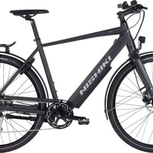Nishiki Urban E Herre 59cm 9g Shimano Alivio hydr. disc mat grå